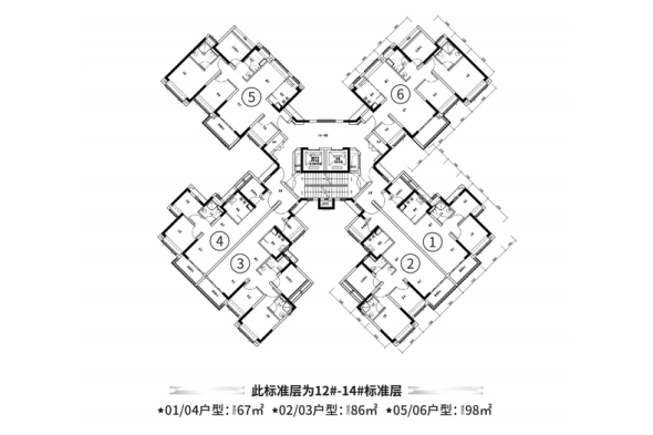 楼栋平面图