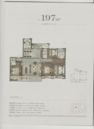 碧桂园众安·潮鸣4室2厅1厨3卫建面197.00㎡