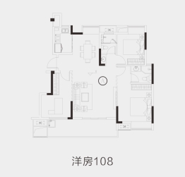 中基·山河天城3室2厅1厨2卫建面108.00㎡