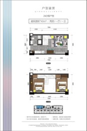 轻轨·领域2室1厅1卫建面40.00㎡