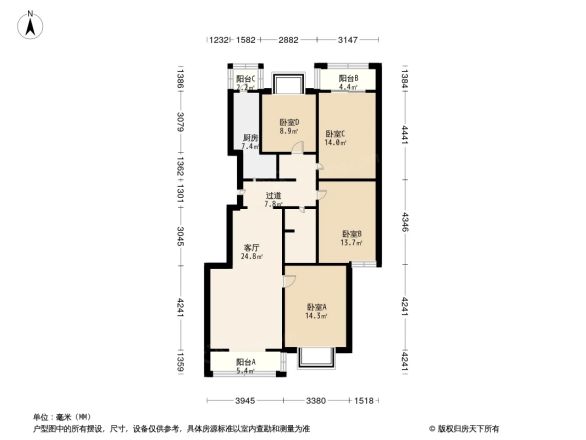 丰管路甲52号院户型图