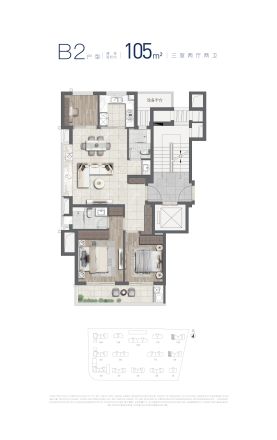 绿城·春来云潮户型图