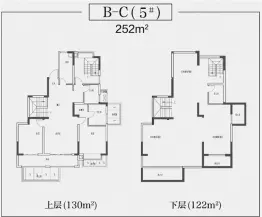 中冶锦绣珑湾4室3厅1厨3卫建面252.00㎡