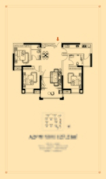 正阳府3室2厅1厨2卫建面127.21㎡