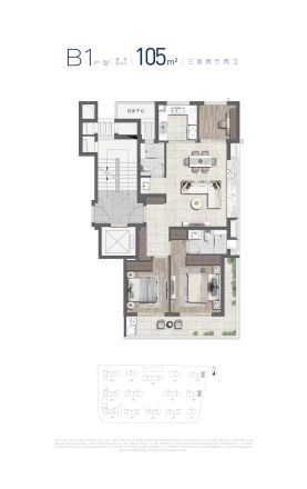 绿城·春来云潮户型图