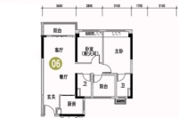 星钻苑9栋建面88平06户型