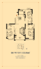 正阳府3室2厅1厨3卫建面153.06㎡