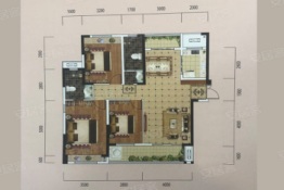 长安世纪城3室2厅1厨2卫建面135.37㎡