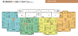 名邦锦绣年华3室2厅1厨1卫建面104.00㎡