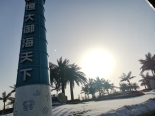 售楼处路边立柱标识