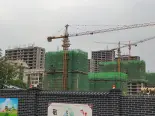 在建楼栋施工进度实景图