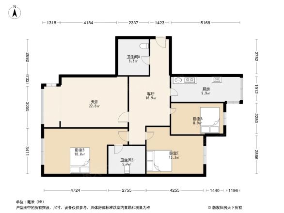 广通小区户型图