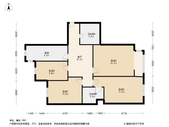 广通小区户型图