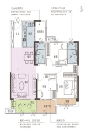 项城碧桂园3室2厅1厨2卫建面115.00㎡