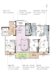 项城碧桂园4室2厅1厨2卫建面142.00㎡