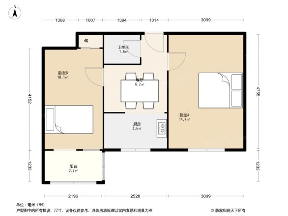 二轻局宿舍户型图