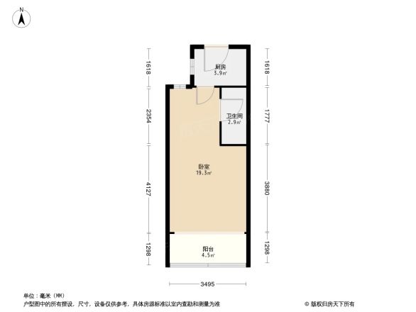 上园村甲6号院户型图