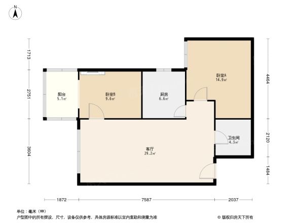 菜户营甲1号院户型图