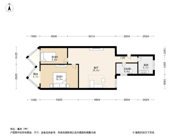 皂君庙甲16号院户型图
