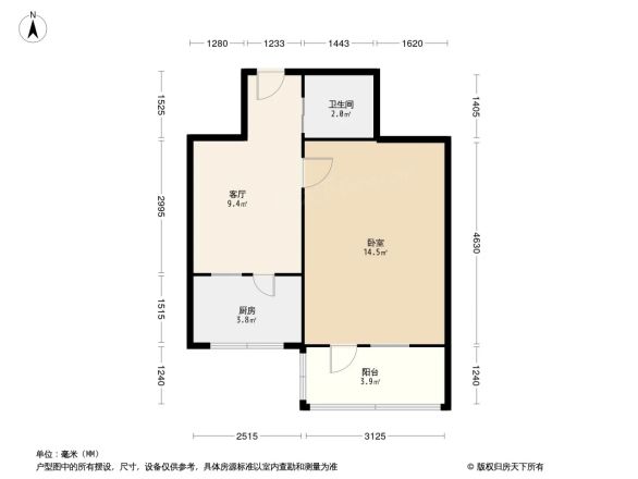 厂洼2号楼户型图