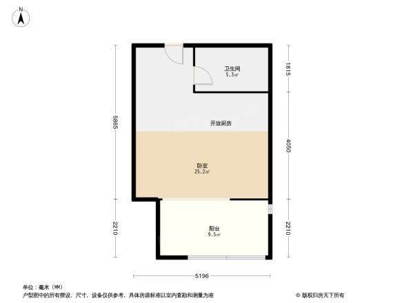 中湾国际公寓户型图