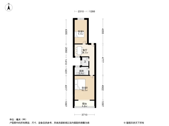 华威南路户型图