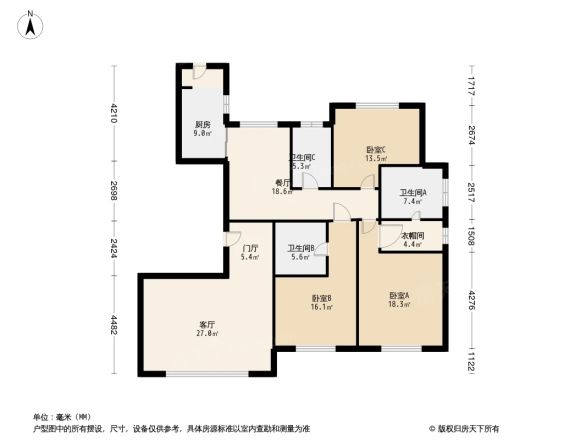 远洋万和公馆户型图