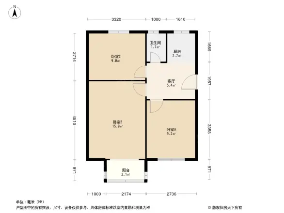 南厂住宅北区户型图