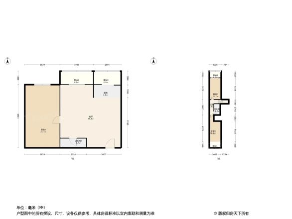 华宝公寓商住楼户型图