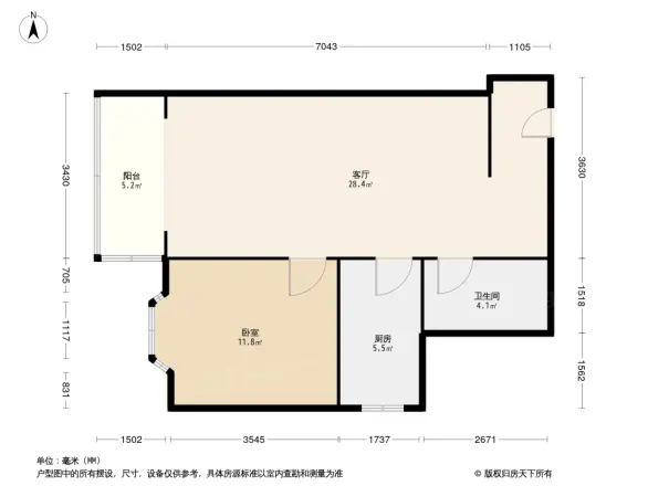 迈豪时代居户型图