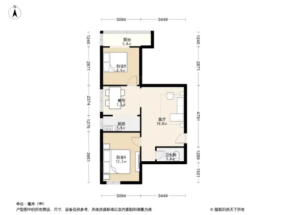 顺义温馨家园户型图