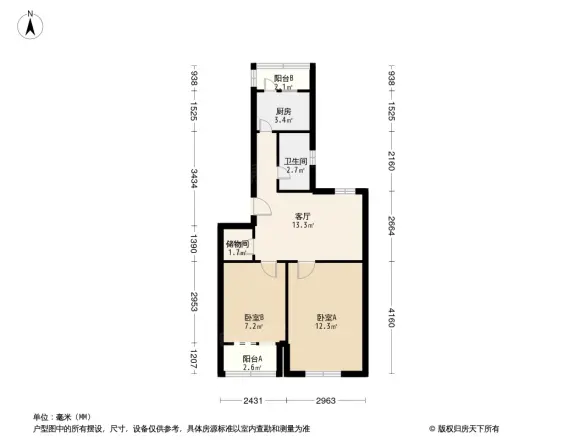 马连洼竹园户型图