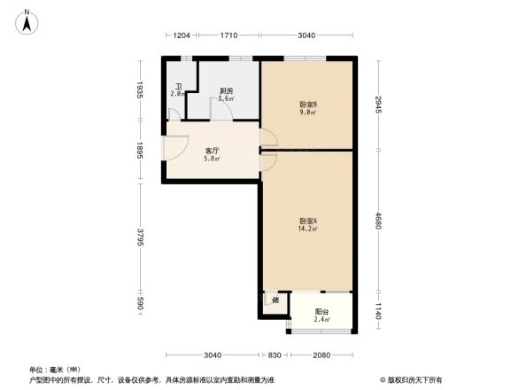 光明里(丰台)户型图