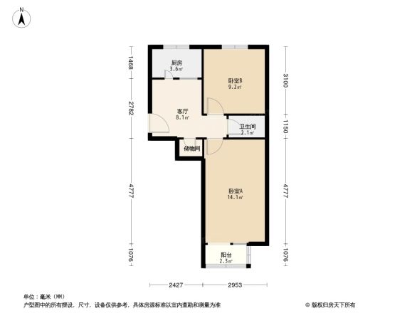 万寿寺北路户型图