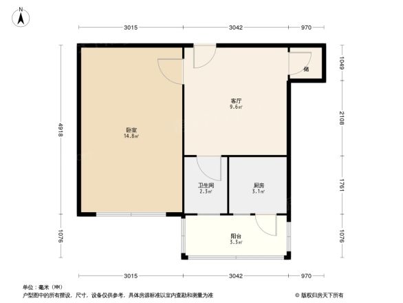 厂洼2号楼户型图