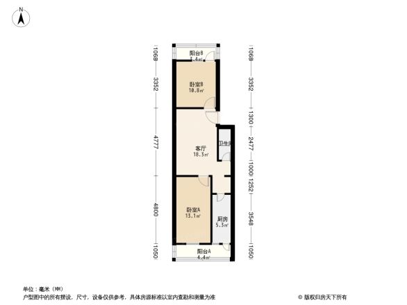 力学胡同户型图