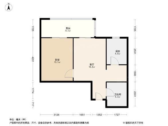 中景濠庭户型图