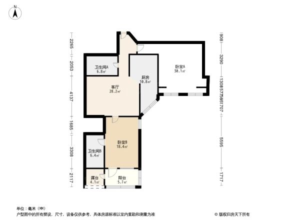 燕华苑商住楼户型图