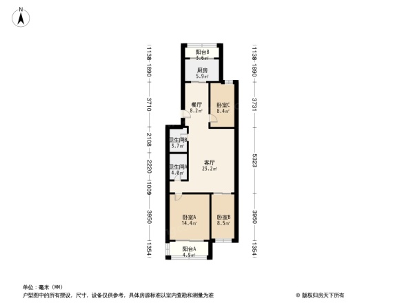 长椿苑户型图