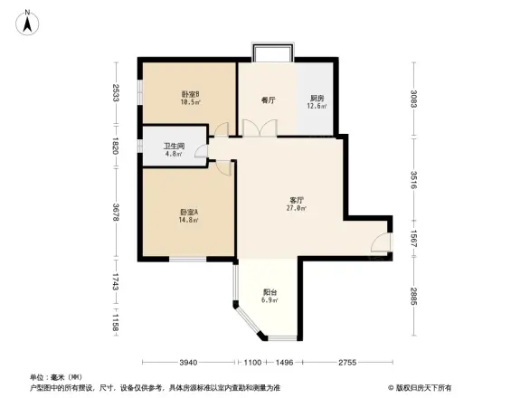 时代庐峰户型图