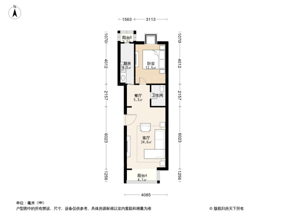在水一方户型图