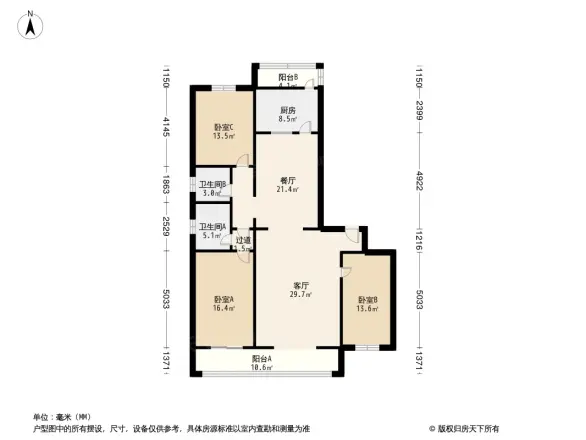 鸿运花园户型图