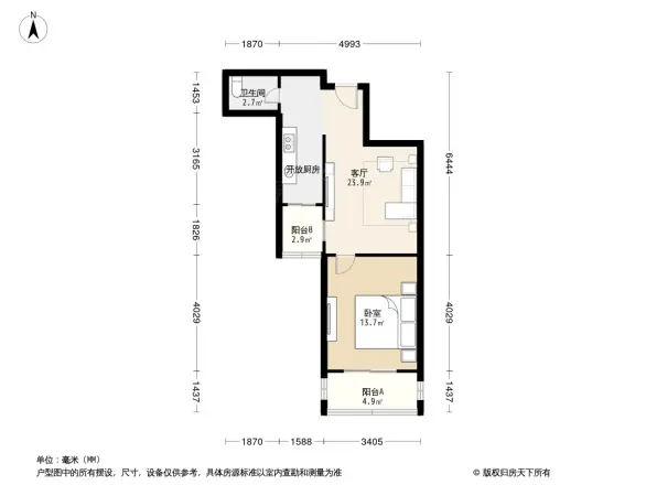 双泉堡甲1号户型图