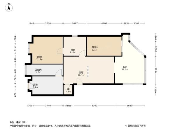 金惠园二里户型图
