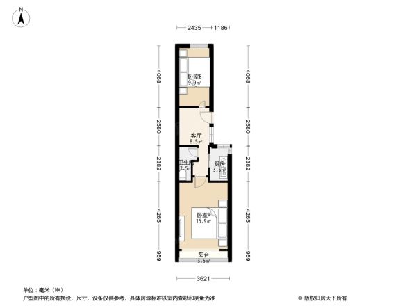 运河西大街8号院户型图