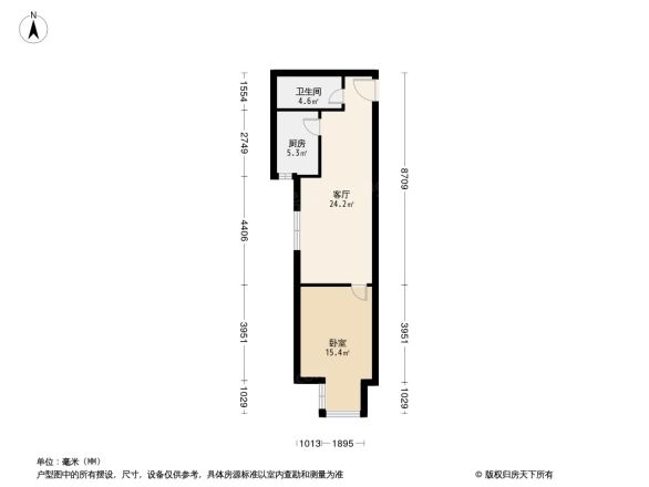 晓月苑四里户型图