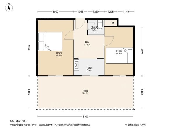 二轻局宿舍户型图
