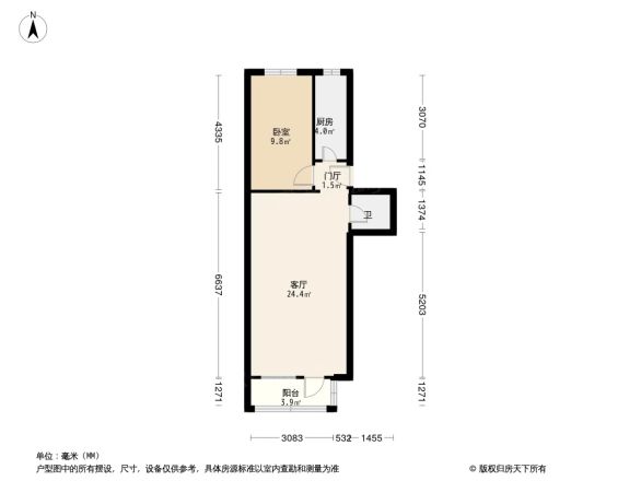 上园村甲6号院户型图