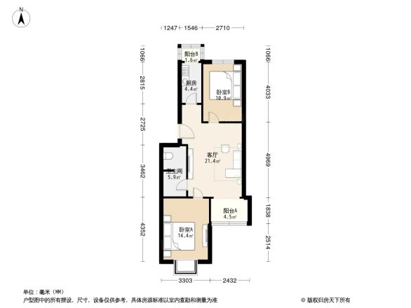 春泽园小区户型图