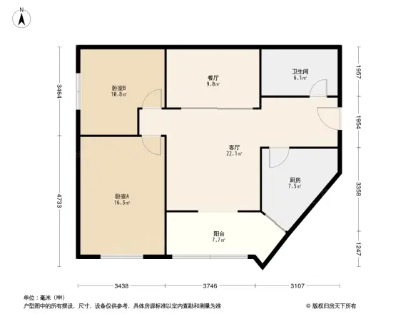 远大园二区户型图